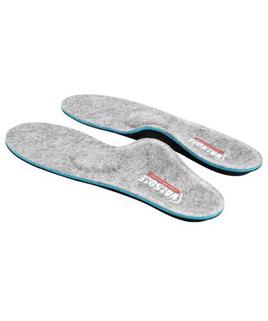 Valsole orthopedic insoles for women & men's high footrest soft functional shoe inserts insert for flat feet plantar fasciitis foot pain 41-42 EU 27cm V107D