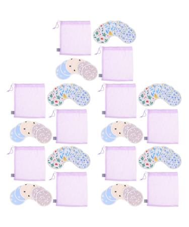 Abaodam 5 Sets Wash Breast Pads Reliable Breast Pads Feeding Pads Breast Pads for Women Breast Pads Cushion Reusable Cushion Mother Breast Pads Reusable Breast Pad Breastfeeding Essentials