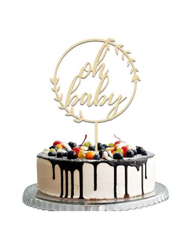 Oh baby cake topper baby shower tortendeco cake topper oh baby cake plug kuchendeko tortendeco birthday cake for baby shower 4mm