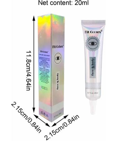 Liquid Eye Shadow - Multi-Functional Liquid Eye Shadow Shiny Festival Style Ultra Pigmented Eye Shadow Puchen 01 - Buy Online on SooperMarket.com