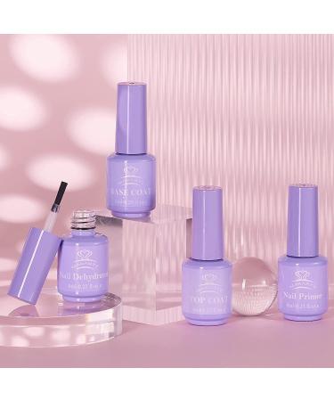 Makartt 4pcs Gel Base & Top Coat Kit - Nail Dehydrator & Primer for Long Lasting Nail Art - Buy Online on SooperMarket.com