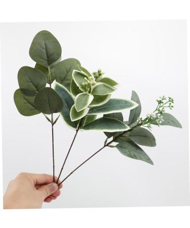 LIFKICH 24pcs Floral Arrangement Decor Artificial Eucalyptus Picks Artificial Eucalyptus Branch Faux Spray Eucalyptus Leaves Stems Greenery Stems Plant Decor Pu Christmas Leaf Branch As Shown 28.00X12.00X8.00CM - Buy Online on SooperMarket.com
