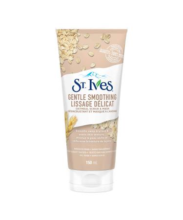 St. Ives Oatmeal Scrub + Mask 100% Natural Exfoliants Hypoallergenic and Paraben Free