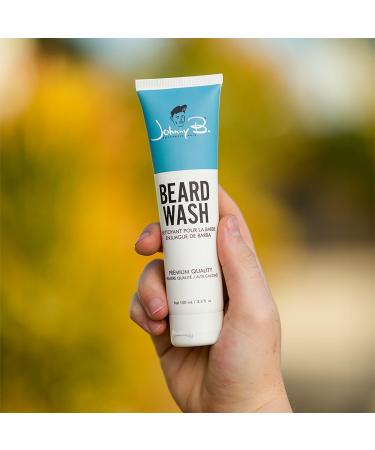 JOHNNY B. Refreshing Beard Wash - Softens & Soothes Facial Hair | 3.3 oz | International Shipping Available - Buy Online on SooperMarket.com