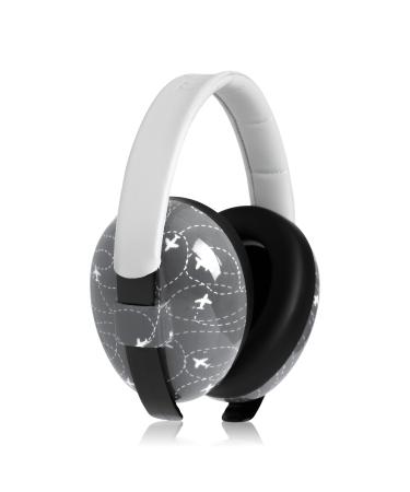 Noise Cancelling Headphones for Kids - Toddler to Teen - Children Hearing Protection Headphones - Baby Ear Muffs Aero Gray Infant (0-36 Months)