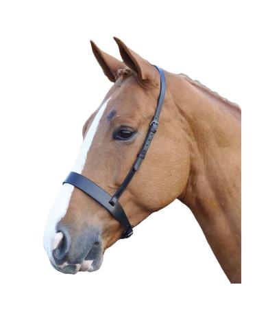 Shires Blenheim Hunter Cavesson Noseband-Black Cob