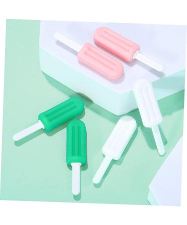 Hemoton 6 Pcs Popsicle Silicone Chew Clear Pacifier Smile Direct Jaw Chewies Aldult Seat Child - Buy Online on SooperMarket.com