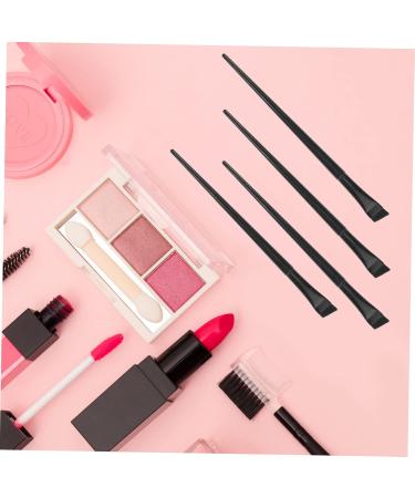 MUSISALY 12pcs Angled Eyebrow Brush Flat Concealer Brush Concealer Brush Blender Brush 15.5x1.2x0.6cm Black - Buy Online on SooperMarket.com