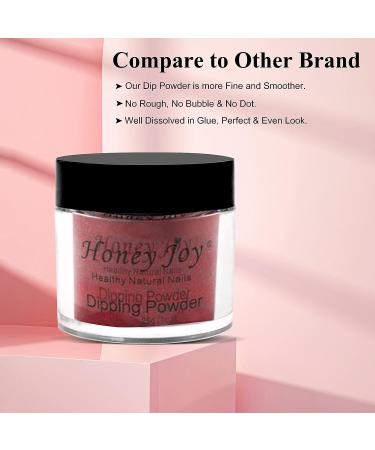 Dark Red Glitter Dipping Powder 28g/Box | No Lamp Cure, Natural Dry Like Gel Nails | Nail Salon Quality - No.29 HJ-ACG029 - Buy Online on SooperMarket.com