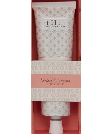 Buy FarmHouse Fresh Sweet Cream Body Milk Travel Lotion - 2 fl. oz | Nourishing Moisturizer for Smooth Skin - International Shipping Available - Buy Online on SooperMarket.com