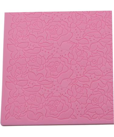 HOMSFOU 2 Pcs Silicone Molds Cake Mold Fondant Molds Cakesicles Mold De para Gelatinas Cake Decorating Tool Silicone Baking Mold Silicone Fondant Mold Fondant Pad Roses 38.5*29CMx2pcs Pinkx2pcs - Buy Online on SooperMarket.com