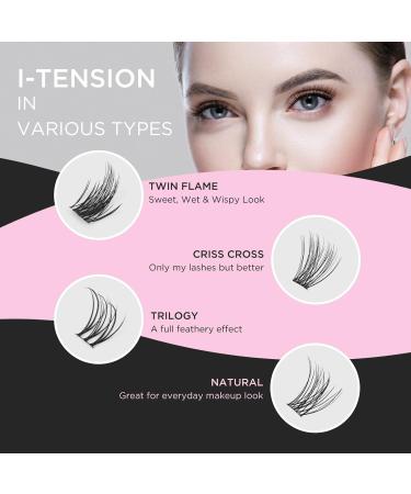 LASHVIEW DIY Eyelash Extension Kit - 12 Clusters Volume Lashes Set with Applicator and Bond & Seal - C14 12mm C curl Lashes Pack - Buy Online on SooperMarket.com