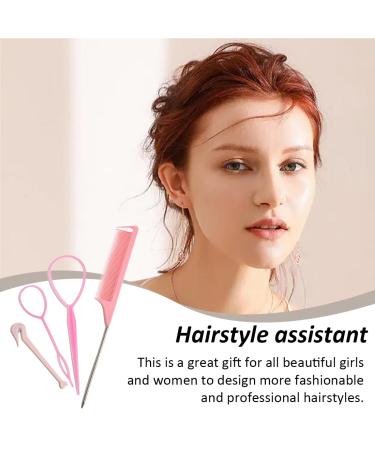 KQNM Haarhilfen 4er-Set Haarflechtwerkzeuge & Dutt-Styler f r perfektes Haarstyling | Internationaler Versand - Buy Online on SooperMarket.com