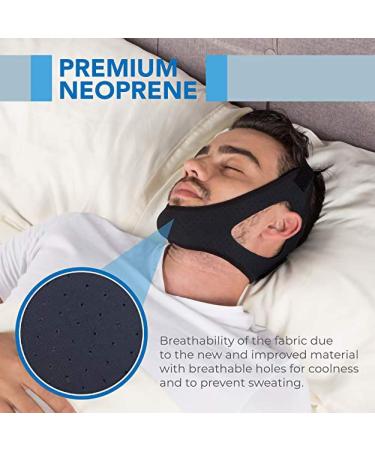 Anti Snoring Chin Strap - Adjustable, Comfortable Sleep Aid for Men & Women - Buy Online on SooperMarket.com