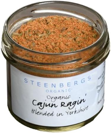 Steenbergs Organic Cajun Ragin' Spice Mix - 45g | Authentic Blend for Bold Flavors - Buy Online on SooperMarket.com