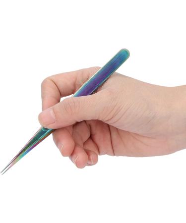 Herchr 3PCS Tweezers Set for Eyelash Extensions | Stainless Steel Straight & Curved Precision Tools - Buy Online on SooperMarket.com