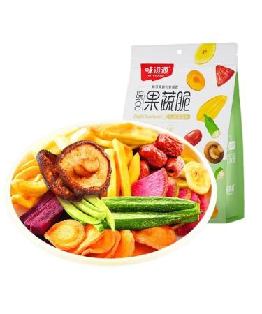 16 types of comprehensive crispy fruits and vegetables Ready-to-eat Dried fruits and vegetables mixed okra mushrooms purple potato bananas Vegan Leisure Snack Gift Bag (250g 1bag) 250g 1bag