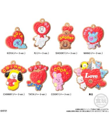Starry Mart Bandai BT21 Cookie Charmcot Key Chain 1pc With Chewing Gum (Random Character) - Buy Online on SooperMarket.com