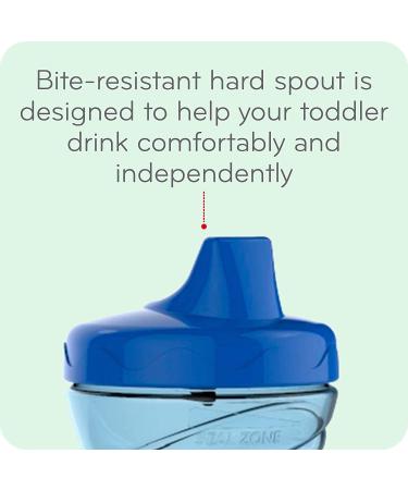 NUK Gerber Graduates Fun Grips Hard Spout Sippy Cups 10oz 4-Pack - Assorted Colors - Buy Online on SooperMarket.com
