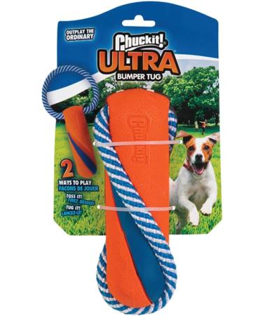 Chuckit! Ultra Bumper Tug Toy - Rope and Rubber Dog Fetch Toy - Buy Online on SooperMarket.com