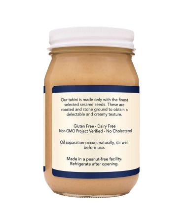 Kevala Organic Tahini 16 oz - Pack of 5 | Pure, Unsalted Sesame Seed Paste - Buy Online on SooperMarket.com
