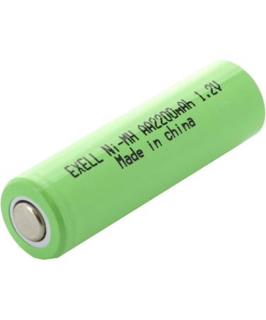 Buy Exell AA 1.2V Rechargeable NiMH Flat Top Batteries 2200mAh - Eco-Friendly Pack of 10 for International Shipping - Buy Online on SooperMarket.com