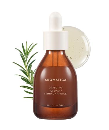 AROMATICA Vitalizing Rosemary Firming Ampoule Serum 30ml - Anti Aging Retinol Serum for Face Moisturizing & Strengthening Skin Barrier