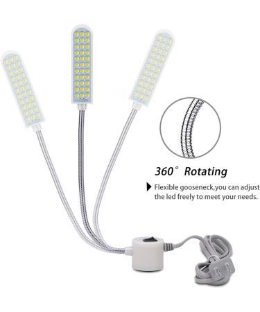 Harmiey Sewing Machine Light (36LED) - Magnetic Mounting Base, White Soft Light for Lathes, Drill Presses, Workbenches - Buy Online on SooperMarket.com