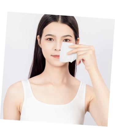 200pcs Non-Woven Paper Bag Makeup Remover Pads - Facial Cleansing Nail Polish Remover Eco-Friendly Face Pads for Skincare - Buy Online on SooperMarket.com