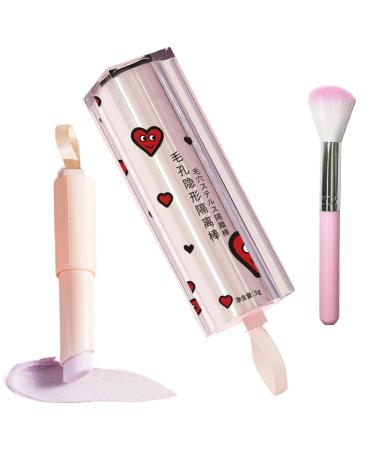 Statisticalt Face Primer Stick 2024 New Magical Pore Eraser Waterproof Face Primer Stick New Magical Pore Eraser Waterproof Matte Priming Makeup Stick Long Lasting Hydrating (1 PCS 0.1 OZ) 1 Pcs 2.96 ml (Pack of 1)