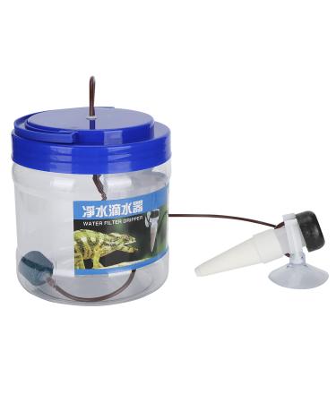 Reptile Water Dripper Kit 1300ML Reptile Drinking Fountain Water Dripper Automatic Drip Irrigation Soil Humidifier for Lizard Turtle Chameleon Snake Frog Gecko
