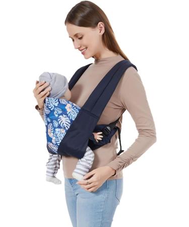 iFCOW Baby Sling Carrier - Dark Blue | Suitable from Birth to 15KG - Buy Online on SooperMarket.com