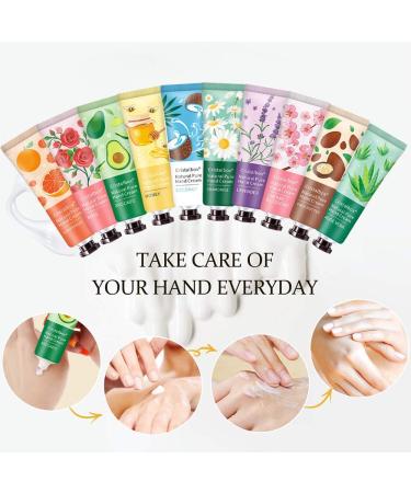 18 Pack Hand Cream Gift Set with Shea Butter - Mini Travel Size Lotion for Dry Cracked Hands - Moisturizing Lotion Gift for Women - Perfect Bulk Gift for Wife, Girlfriend, Mother - 30g - Buy Online on SooperMarket.com