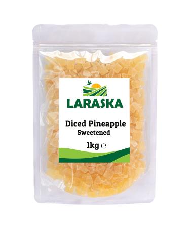 Diced Dried Pineapple Sweetened 1kg - Healthy Snack Fruity Premium Quality