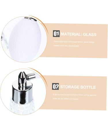 HAPINARY Perfume Bottle Refillable Perfume Spray Bottle Sprayer for Perfume Crystal Decor Retro Decor Antique Perfume Atomizers for Essential Oils Tassels Vintage White Glass Decorate - Buy Online on SooperMarket.com