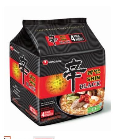 Nongshim PREMIUM Shin Ramyun BLACK Instant Noodles 130 g HALAL(Pack of 32) by SPICEHUB
