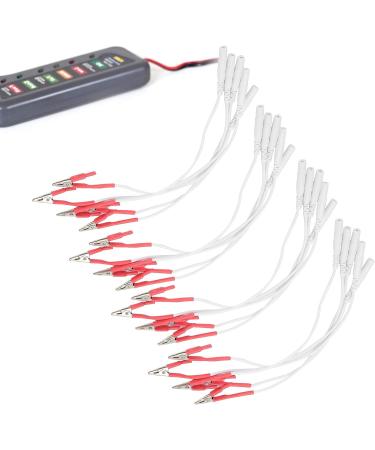 20pcs TENS Wire Cable Clip Electrode Wires for TENS Unit Physiotherapy Machine - Buy Online on SooperMarket.com