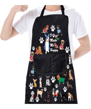 BNQL Dog Care Apron - Waterproof & Cute Cooking Apron for Dog Trainers & Groomers | Perfect Gifts for Dog Lovers - Buy Online on SooperMarket.com