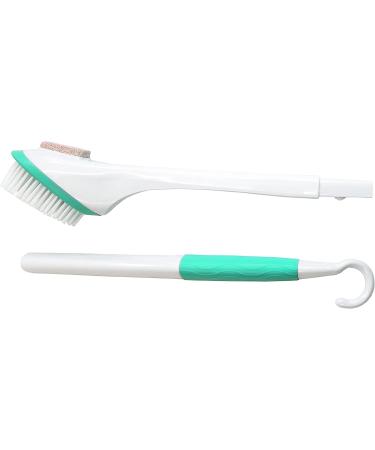 TOE094 Miracle Foot Brush with Pumice Stone - White - 30 Inch - Pack of 1 - Buy Online on SooperMarket.com
