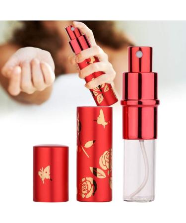 Verdant Touch Perfume Spray Bottle Portable Perfume Bottle Aluminum Atomizer 10ml Empty Cosmetic Spray Bottle (Red) - Buy Online on SooperMarket.com