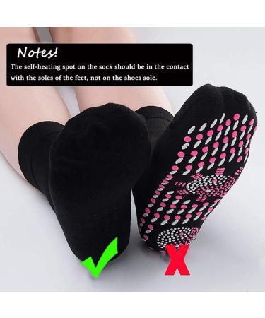 Buy Dsliha Self-Warming Magnetic Field Therapy Socks - Unisex Tourmaline Winter Massage Socks for Hiking Skiing & Camping | International Shipping Available - Buy Online on SooperMarket.com