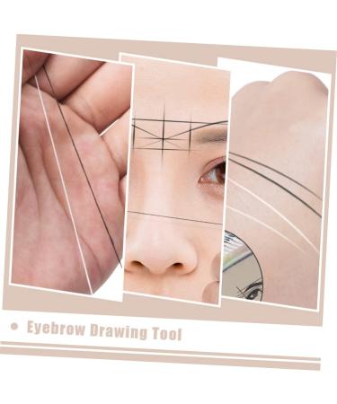 Baluue 2pcs Eyebrow Positioning Line Makeup Supplies Eyebrow Ruler Eyebrow Tools Digital Ruler Nylon - Buy Online on SooperMarket.com