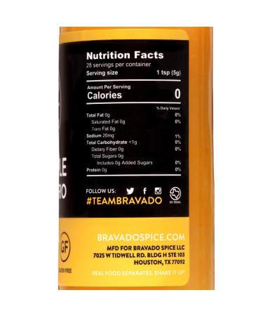Bravado Spice Pineapple & Habanero Hot Sauce - Award-Winning, Gluten-Free, Vegan, Low Carb, All Natural - 5 oz - Buy Online on SooperMarket.com