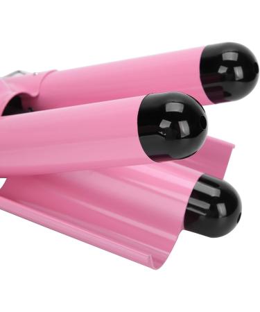 Curling Iron Wand 3 Barrel Curling Iron Wand Adjustable Hair Curler Waver Crimper Hair Styling Tool ( 32mm) Pink 32mm - Buy Online on SooperMarket.com