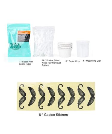 Nose Hair Removal Wax Kit - Painless & Effective Eyebrow Hair Removal Tools for Safe Fast Results - Ship Worldwide! - Buy Online on SooperMarket.com