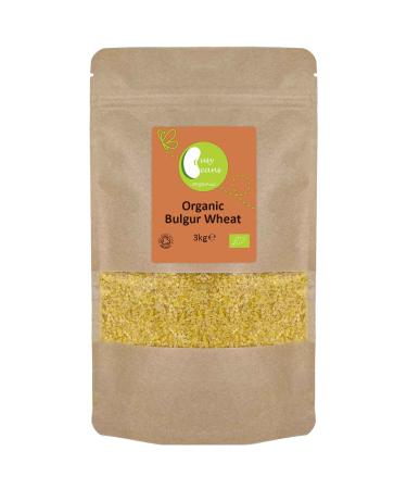 Organic Bulgur Wheat - Certified Organic - by Busy Beans Organic (3kg)