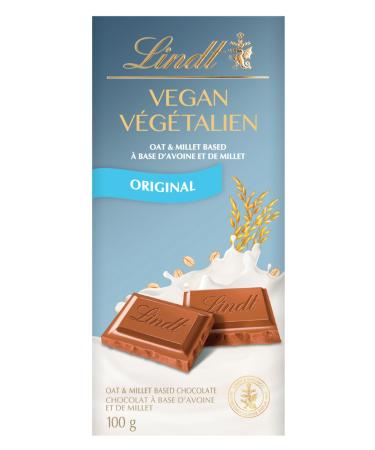Lindt Vegan Original Chocolate Bar 100 Grams Chocolate Full Size