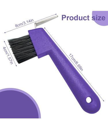 Buy HZAOPZE 2 PCs 2-in-1 Hoof Scraper & Brush - Anti-Slipping Horse Grooming Tool for Clean Hooves | International Shipping Available - Buy Online on SooperMarket.com