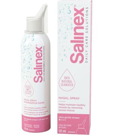 Salinex 100% Natural Seawater Nasal Spray | Ultra Gentle Stream | 125 ml Pink - Buy Online on SooperMarket.com