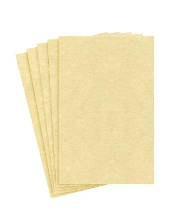 Ancient Gold Parchment Cardstock Great for Certificates Menus and Wedding Invitations | 65Lb Cover (176gsm) | 8.5 x 11 | 50 Sheets per Pack